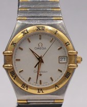 JEWELRY. OMEGA CONSTELLATION TWO-TONE