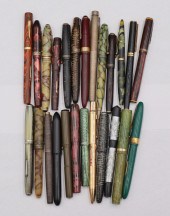 JEWELRY. (25) VINTAGE PEN/PENCIL GROUPING