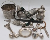 SILVER. CURIOUS GROUPING OF SILVER AND