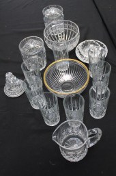 GROUP OF ASSORTED WATERFORD GLASS ITEMS