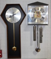 2 HOWARD MILLER CLOCKS. To include one