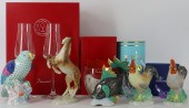 GROUPING OF SIGNED ITEMS INC. BACCARAT,