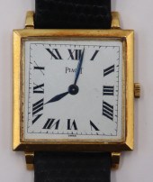 JEWELRY. VINTAGE MENS PIAGET 18KT YELLOW