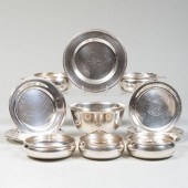 GROUP OF SILVER TABLE ARTICLESComprising:

A