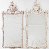 PAIR OF CONTINENTAL ROCOCO STYLE SILVER-GILT