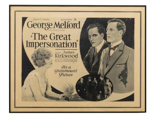 SCARCE MOVIE POSTER 1921 THE GREAT 3be0ad