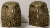 A PAIR OF FINELY EXECUTED BRASS EAGLE