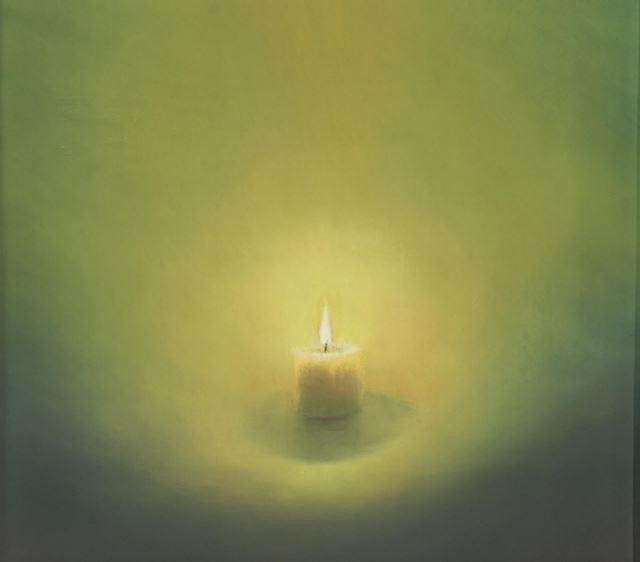 WILL KLEMM (B.1957) PASTEL DRAWING CANDLELIGHTFramed