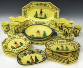 (24) HB QUIMPER FRENCH POTTERY YELLOW