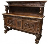 ITALY RENAISSANCE REVIVAL CARVED SIDEBOARD