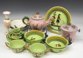 (16) LARGE COLLECTION QUIMPER PINK &