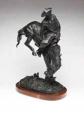 AFTER FREDERICK REMINGTON BRONZE THE