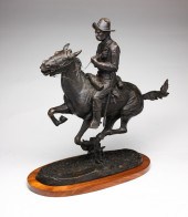 AFTER FREDERICK REMINGTON BRONZE. American,