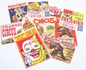 GROUPING OF CIRCUS POSTERS. American,