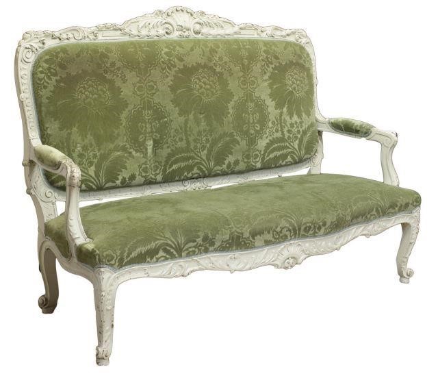 FRENCH LOUIS XV STYLE PAINTED PARLOR 3bf01c