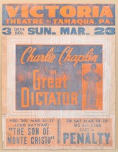 CHARLIE CHAPLIN AT THE VICTORIA THEATRE