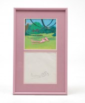 PINK PANTHER ANIMATION CEL AND 3bf272
