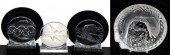  4 LALIQUE 1992 OLYMPIC PLAQUES 3bf690