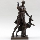 FRENCH BRONZE MODEL OF DIANA THE HUNTRESS20