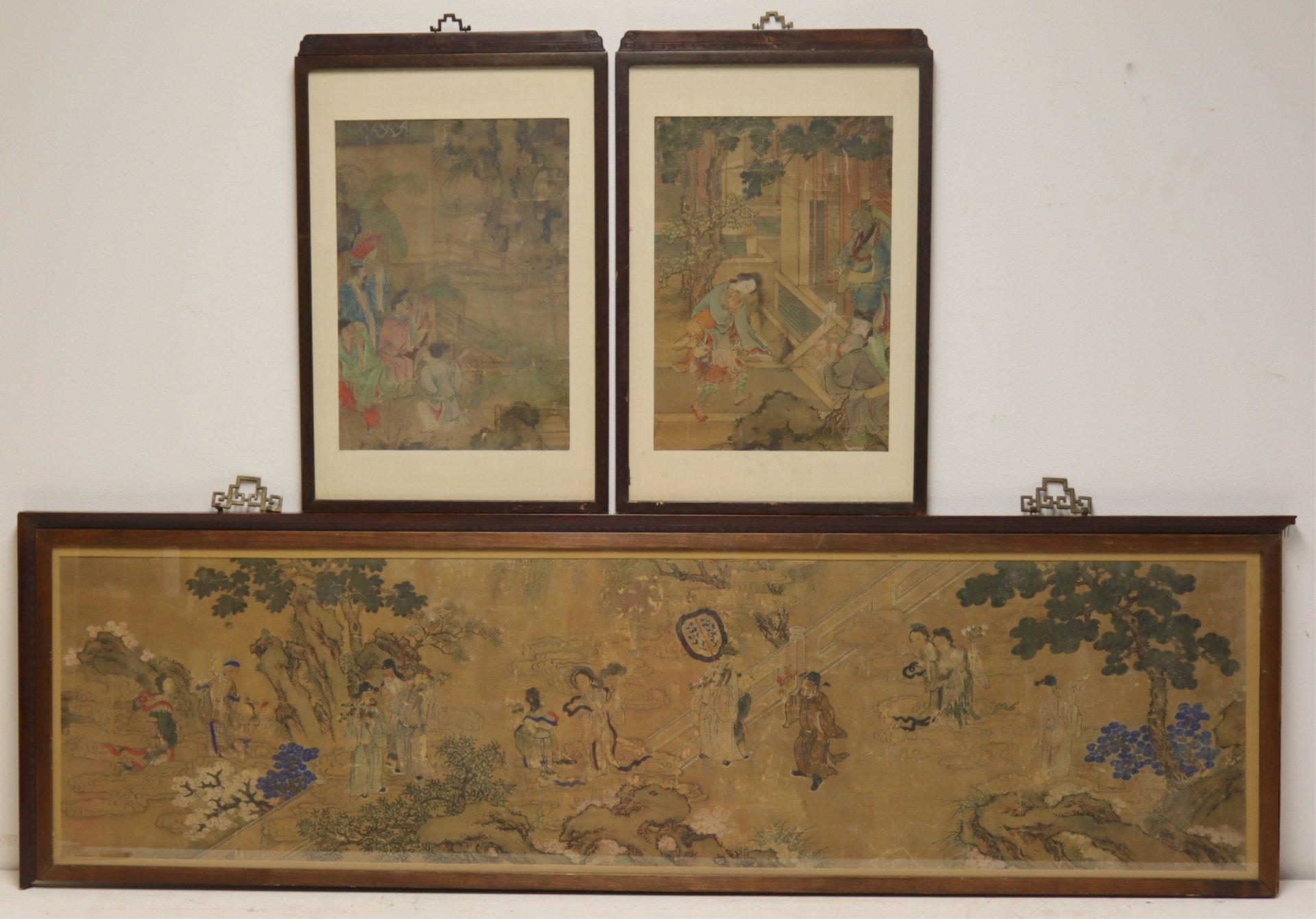 GROUPING OF 3 ASIAN CHINESE PAINTINGS  3bdc59