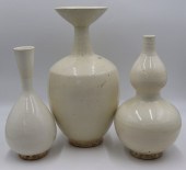 (3) ASSORTED CHINESE CIZHOU VASES. Includes