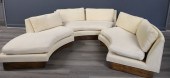 MILO BAUGHMAN STYLE UPHOLSTERED SECTIONAL