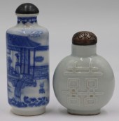 (2) CHINESE PORCELAIN SNUFF BOTTLES.