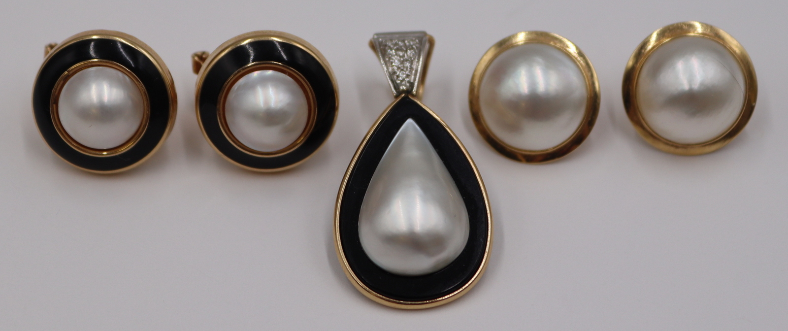 JEWELRY 14KT GOLD MABE PEARL 3bdf38