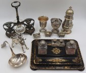 SILVER. ASSORTED GROUPING OF CONTINENTAL
