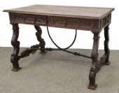 SPANISH BAROQUE STYLE WRITING DESK LIBRARY
