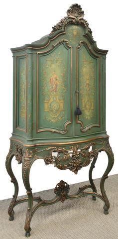 NEOCLASSICAL STYLE PAINTED CABINET 3c0c3a