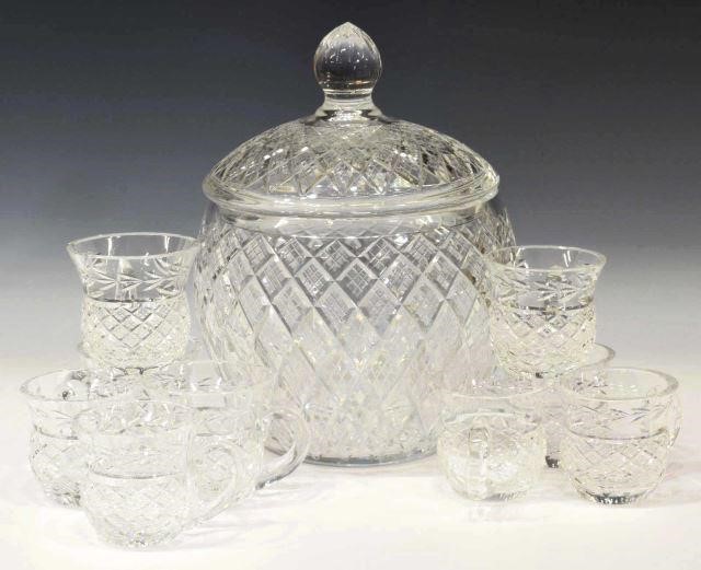  10 WATERFORD CRYSTAL PUNCH BOWL 3c0d68