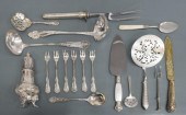 18) COLLECTION SILVER PLATE FLATWARE,