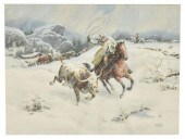 MARVIN NYE (D.2005) WESTERN PAINTING