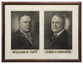 PRESIDENT WILLIAM H. TAFT & VP JAMES