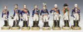 (8) GERMAN PORCELAIN FRENCH MILITARY