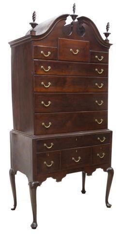 QUEEN ANNE STYLE MAHOGANY HIGHBOY 3c14d9