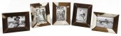 (5) WESTERN STYLE COWHIDE 5 X 7 PHOTO