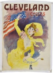 JULES CHERET CLEVELAND CYCLES ADVERTISING