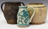 (3) COLLECTION OF EARTHENWARE & CERAMIC