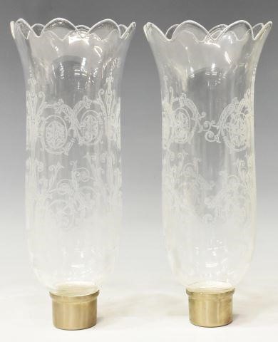 2 FRENCH BACCARAT ETCHED CRYSTAL 3c1dc8