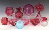 (10) COLLECTION VINTAGE ART GLASS INCLUDING