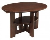 CRAFTSMAN STYLE OAK LIBRARY TABLE 3bfc3d