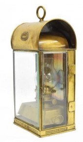 ELI GRIFFITHS & SON BRASS CARRIAGE LAMP