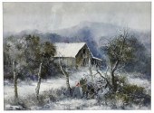 RON VAUGHAN TX WINTER LANDSCAPE 3bfd04