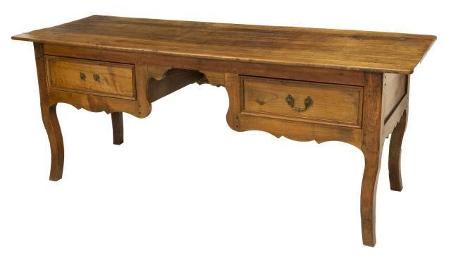 FRENCH PROVINCIAL FRUITWOOD WRITING 3bfd1a