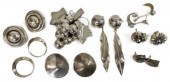 (LOT) COLLECTION STERLING SILVER JEWELRY,
