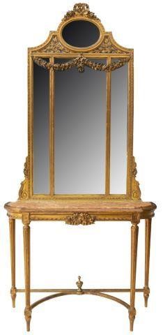 LOUIS XVI STYLE GILTWOOD CONSOLE 3c043f