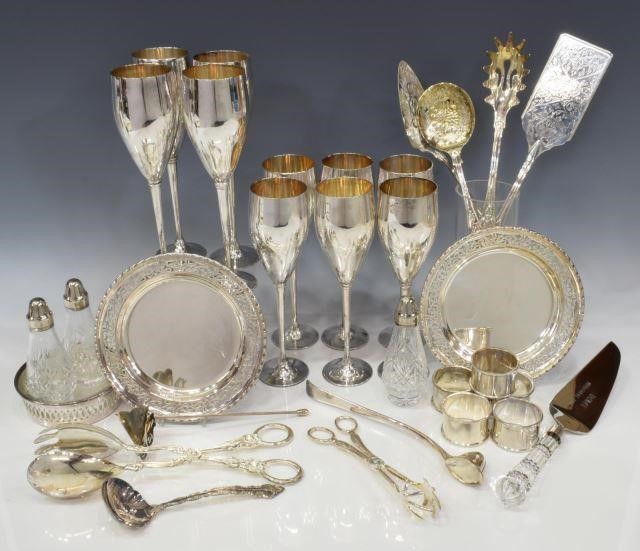  LOT COLLECTION SILVERPLATE TABLEWARE 3c056c