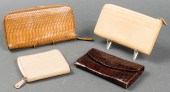 ASSORTED LEATHER WALLETS, GROUP OF 4